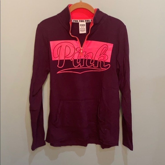 Victoria secret Pink quarter zip sweater - Picture 1 of 5